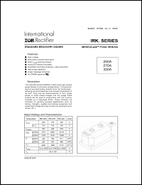Click here to download IRKE320 Datasheet