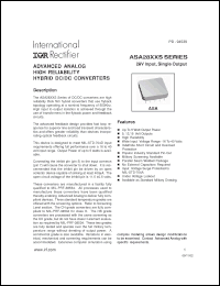 Click here to download ASA2805S-CH Datasheet