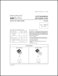 Click here to download 32CTQ030SPBF Datasheet