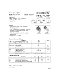 Click here to download IRF8010LPBF Datasheet