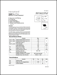 Click here to download IRF9620PBF Datasheet