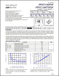 Click here to download IRF6714MPBF_09 Datasheet
