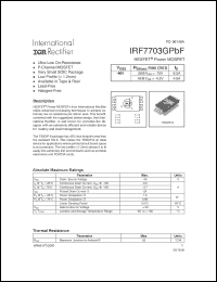 Click here to download IRF7702GPBF Datasheet