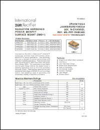 Click here to download IRHN8054 Datasheet
