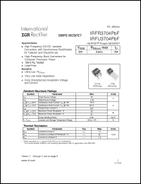 Click here to download IRFU3704PBF Datasheet