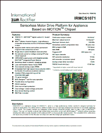 Click here to download IRMCS1071 Datasheet