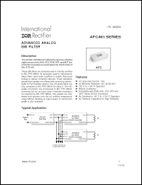 Click here to download AFC461HB Datasheet