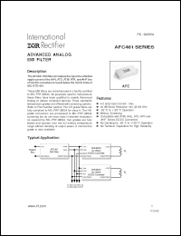 Click here to download AFC461 Datasheet