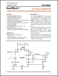 Click here to download IR3876MTRPbF Datasheet