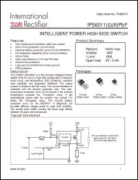 Click here to download IPS6011PBF Datasheet