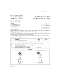 Click here to download MURB1629-1PBF Datasheet