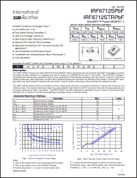 Click here to download IRF6712SPBF Datasheet