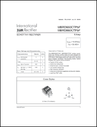 Click here to download MBRD650CTTR Datasheet
