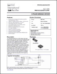 Click here to download IRS233JPBF Datasheet