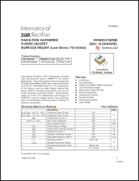 Click here to download IRHMK57260SE Datasheet