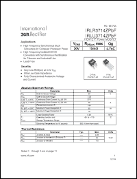 Click here to download IRLR3714ZPBF Datasheet