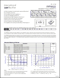 Click here to download IRF6622 Datasheet