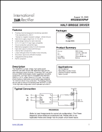 Click here to download IRS2609DSPBF Datasheet
