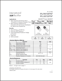Click here to download IRLR8726PbF Datasheet