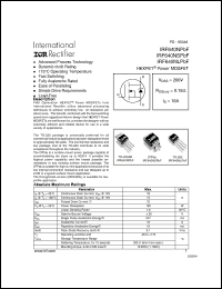 Click here to download IRF640NSPBF Datasheet