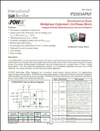 Click here to download IP2003APBF Datasheet