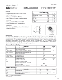 Click here to download IRFB4103PBF Datasheet