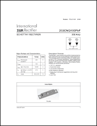 Click here to download 203CNQ100PBF Datasheet