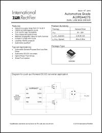 Click here to download AUIRS4427S Datasheet