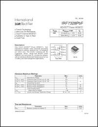 Click here to download IRF7328PBF Datasheet