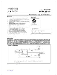 Click here to download IRS2607DSPBF Datasheet