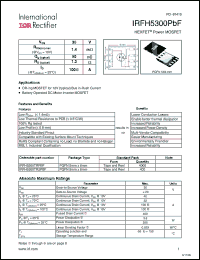 Click here to download IRFH5300TR2PBF Datasheet