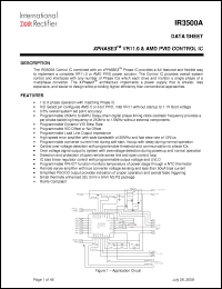 Click here to download IR3500A Datasheet