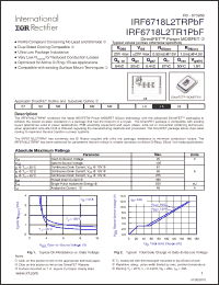 Click here to download IRF6718L2TRPBF Datasheet
