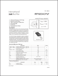 Click here to download IRFI9634GPBF Datasheet