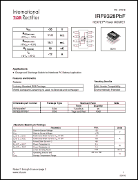 Click here to download IRF9328PBF Datasheet