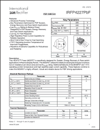 Click here to download IRFP4227PBF Datasheet