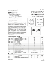 Click here to download IRF3315LPBF Datasheet