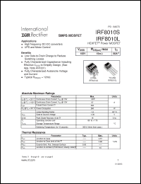 Click here to download IRF8010L Datasheet