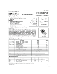 Click here to download IRF3808PBF Datasheet