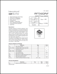Click here to download IRF7342QPBF Datasheet