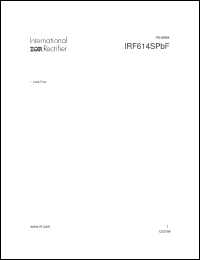 Click here to download IRF614SPBF Datasheet