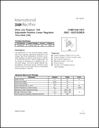 Click here to download OM7581SC Datasheet