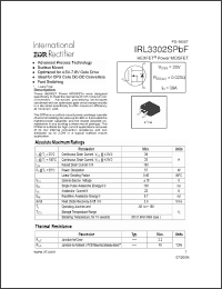 Click here to download IRL3302SPBF Datasheet