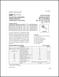 Click here to download IRHY54034CM Datasheet