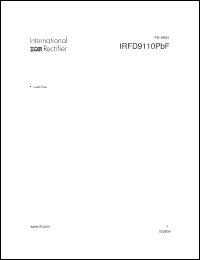 Click here to download IRFD9110PBF Datasheet