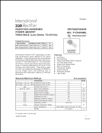 Click here to download IRHYS597034CM Datasheet