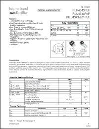 Click here to download IRLR4343PBF Datasheet