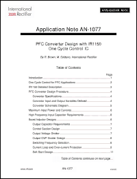 Click here to download AN-1077 Datasheet