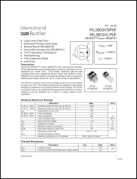 Click here to download IRL3803VSPBF Datasheet