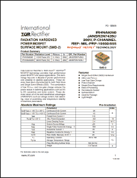 Click here to download IRHNA93260 Datasheet